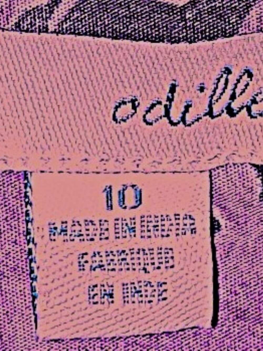 NEW Anthropologie "Odille" purple lavender wild horse western print shirt - Picture 3 of 5